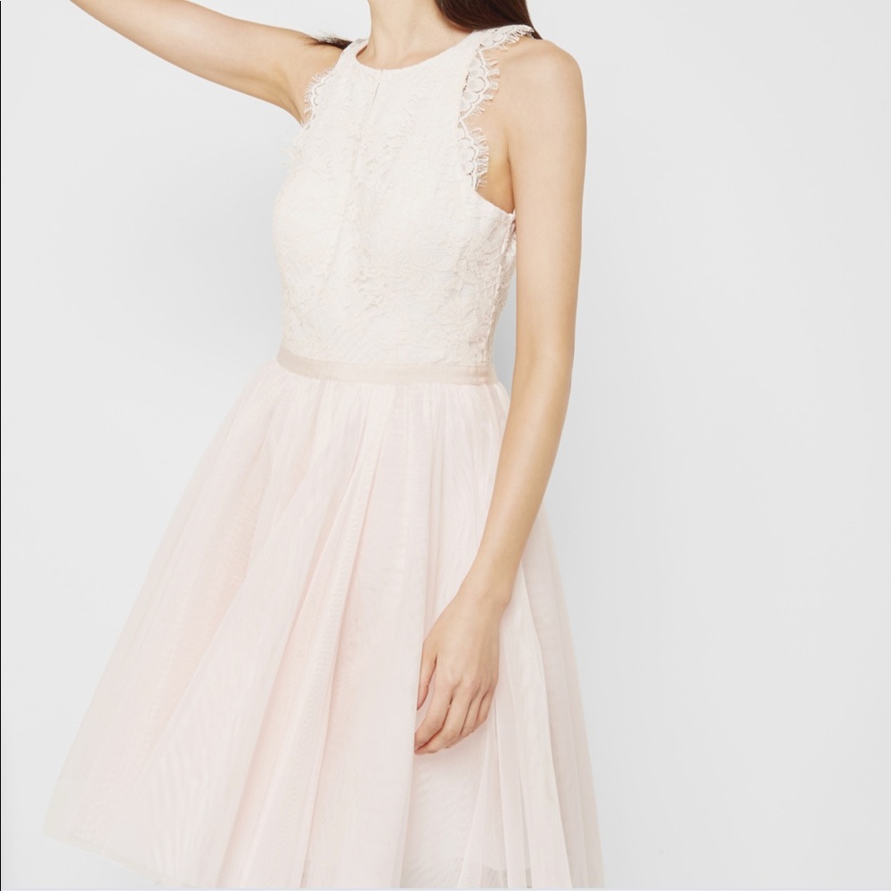 Ted Baker Open Back Lace Dress Pitara Sz 3